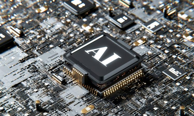 Illustration of AI coding tools assisting a software developer with code completion and debugging