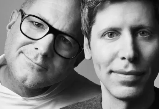 OpenAI CEO Sam Altman and Jony Ive collaborate on AI hardware design after acquisition