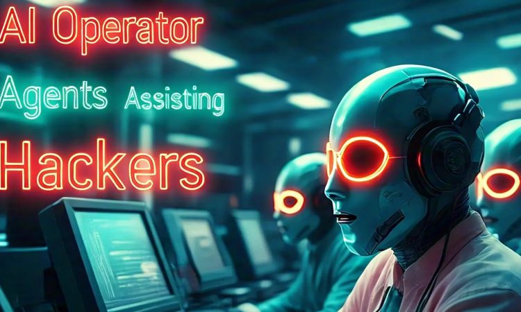 Illustration of AI agents writing and hacking code, highlighting the rise of autonomous coding and cybersecurity challenges