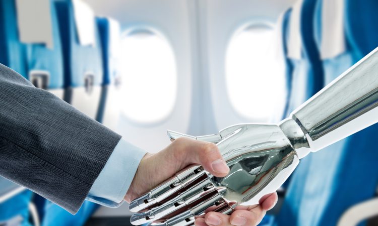 Delta Air Lines aircraft with AI dynamic pricing overlay — AI airline pricing and impact on cheap flights