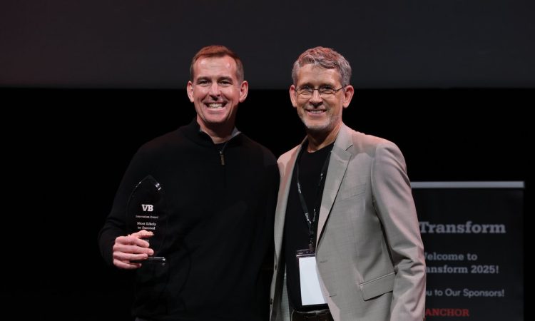Solo.io team receiving “Most Likely to Succeed” award at VB Transform 2025 for cloud-native application networking