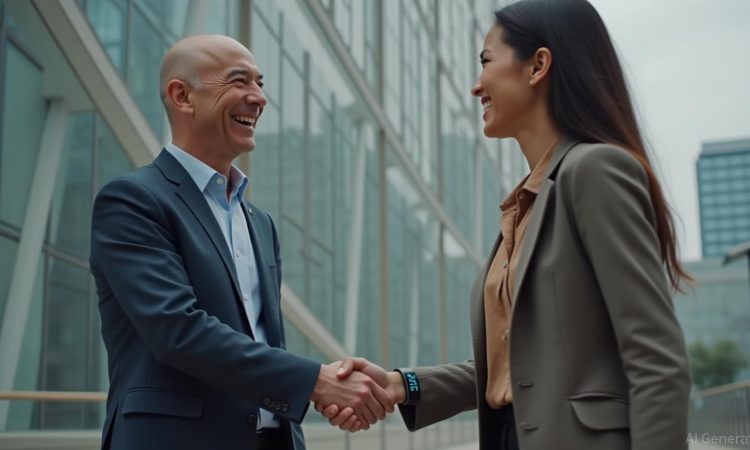 Illustration of Amazon's Bee AI wearable device that records conversations, symbolizing Amazon Bee AI wearable acquisition