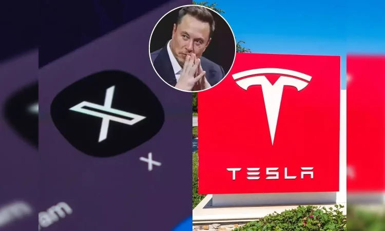 Elon Musk addressing Tesla xAI merger speculation during X platform Q&A