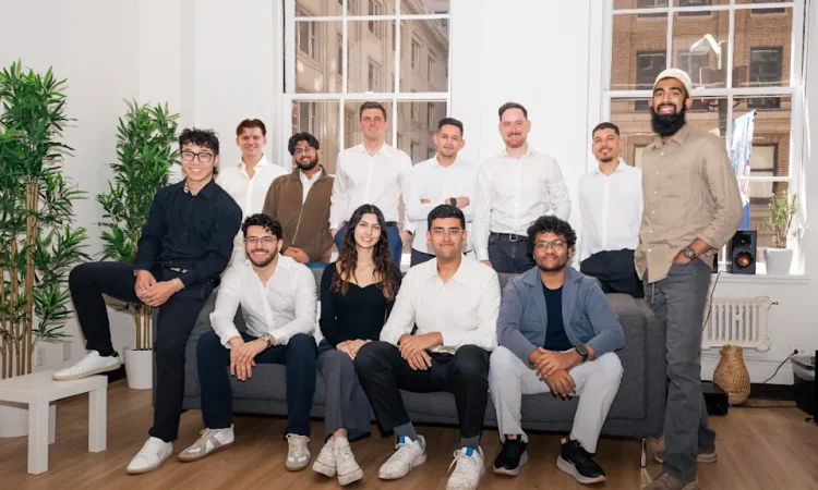 Karun Kaushik and Selin Kocalar, founders of AI compliance startup Delve, after raising $32M in Series A funding