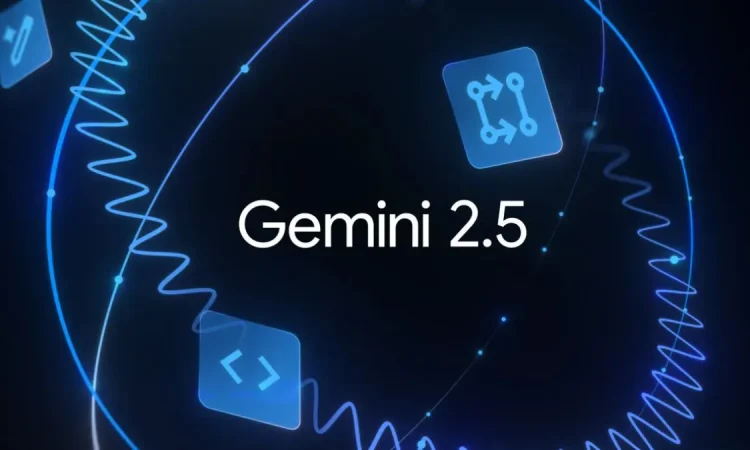 Illustration of Google’s AI-powered business calling interface featuring Gemini 2.5 Pro in AI Mode