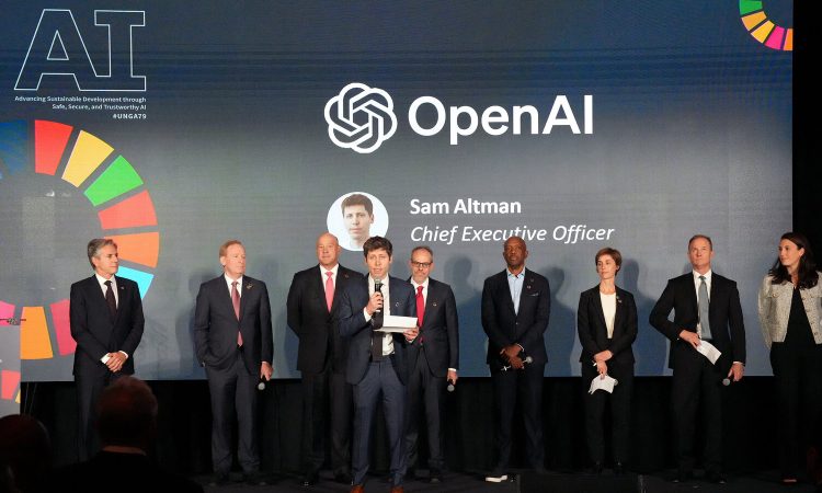 Six giant OpenAI data centers housing high-performance GPUs powering advanced AI systems