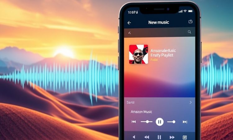 Amazon Music app showing AI-generated personalized playlist every Monday