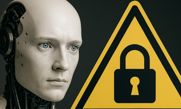 Illustration of a researcher manipulating an AI chatbot, highlighting psychological tricks that cause AI to break rules