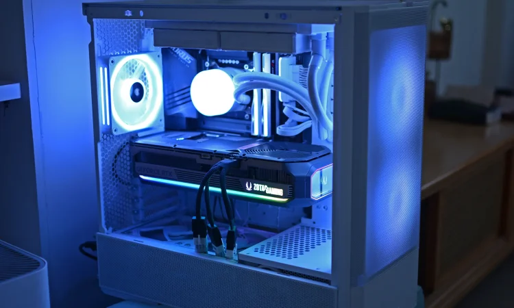 Razer AI game development tool interface showing coding, debugging, and game optimization features