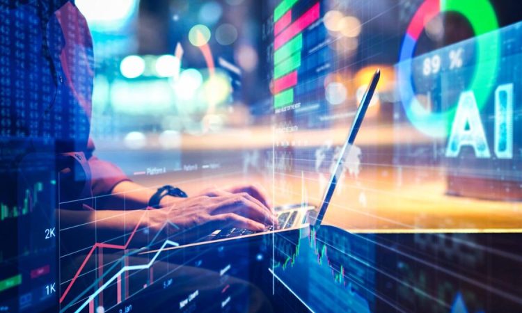 Workday headquarters with stock market graphs showing share rise after Elliott $2B investment