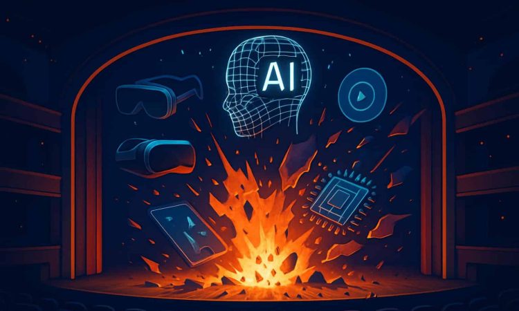 Collider Fellows at Lincoln Center exploring technology in performing arts with immersive performance setups