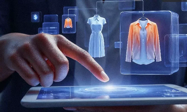 Person using Amazon Lens Live AI shopping tool on smartphone to identify and buy products instantly