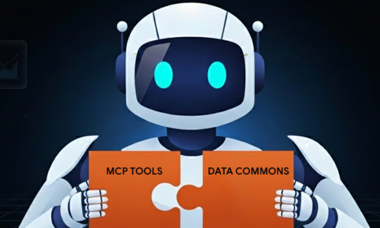 Illustration of Google providing third-party data access for AI model training and pipelines