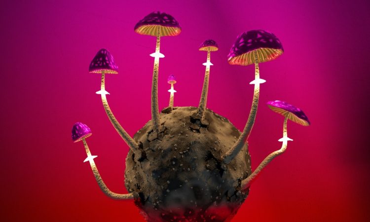 AI-designed non-hallucinogenic psychedelic molecule concept for mental health therapy