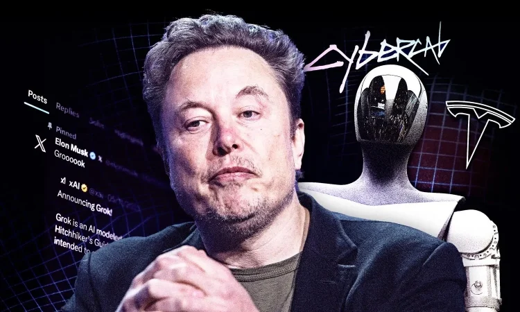 Elon Musk with xAI logo, symbolizing xAI Trump administration partnership
