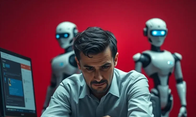 Investor analyzing stock data with ChatGPT AI stock picking on laptop screen