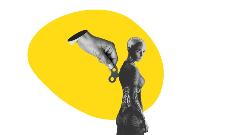 Illustration of AI model showing psychological tricks bypassing LLM guardrails, leading to parahuman responses