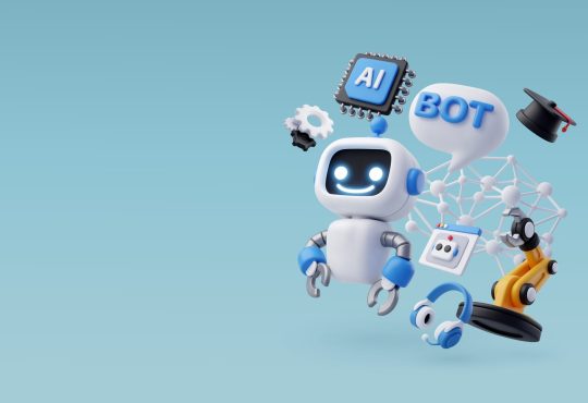Humanoid robot demonstrating AI capabilities in 2025 robotics developments