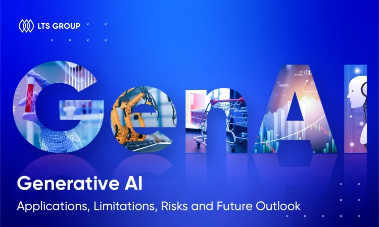 A human and AI robot collaborating on a creative project — Generative AI tools in action