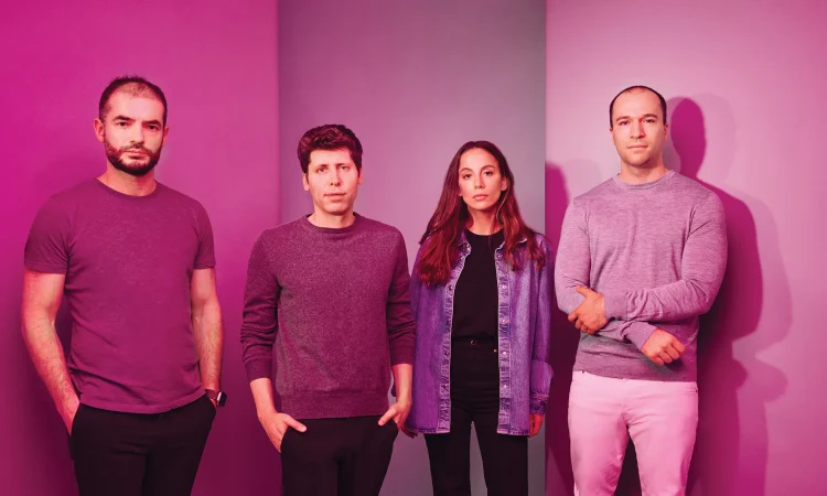 Mira Murati presenting Thinking Machines AI fine-tuning platform launch