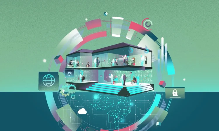 AI-generated real estate photo showing a distorted living room interior