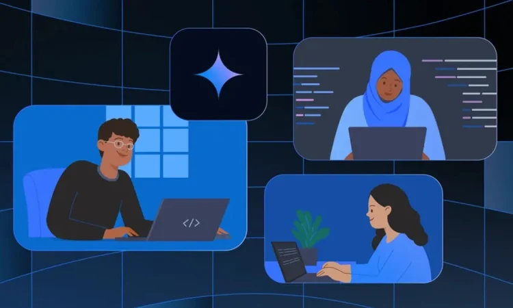 Google AI coding assistant Jules helping developers write code efficiently