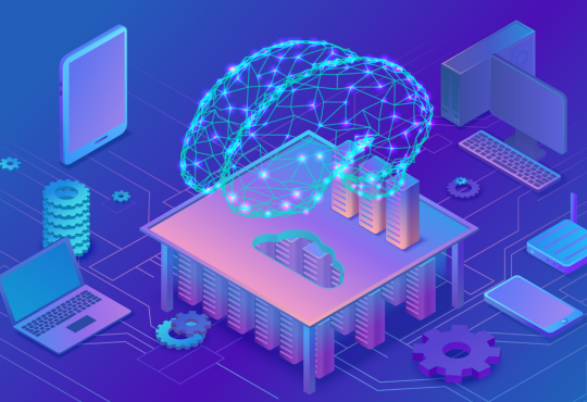 Graph showing AI news impact on business and technology growth
