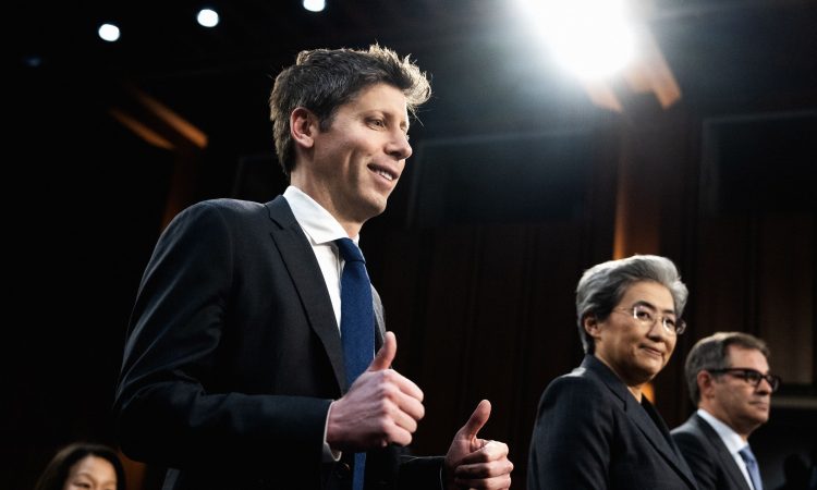 Jony Ive presenting OpenAI devices designed to enhance human happiness