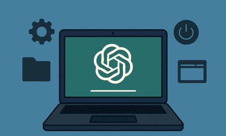 ChatGPT AI operating system managing tasks across apps