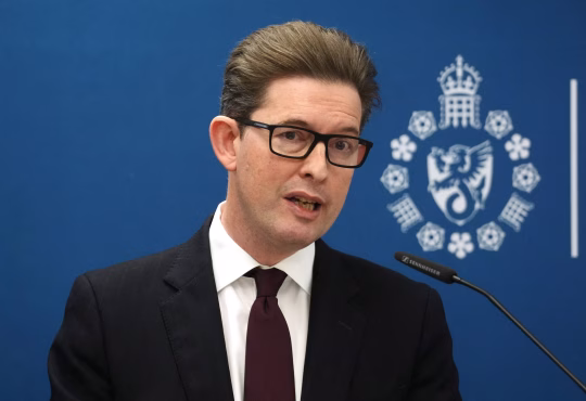 UK spy chief Ken McCallum speaking on AI dangers