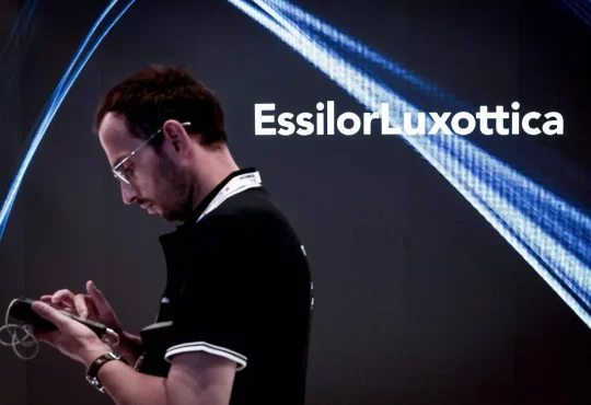 Ray-Ban Meta AI glasses by EssilorLuxottica showcasing wearable technology innovation