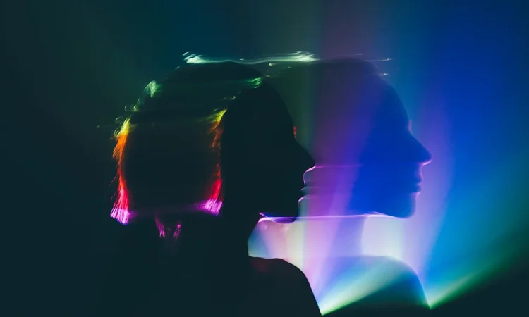 A digital deepfake rendering of a deceased individual, illustrating the ethical concerns of posthumous AI recreations.