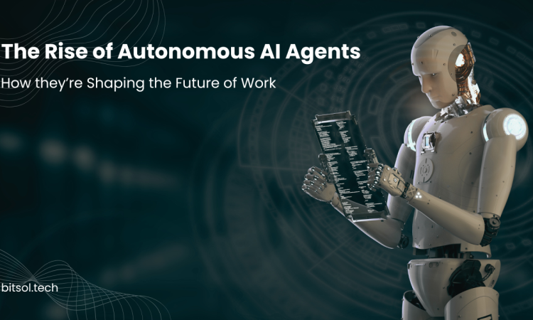 Autonomous AI agent analyzing data and making decisions in real-time