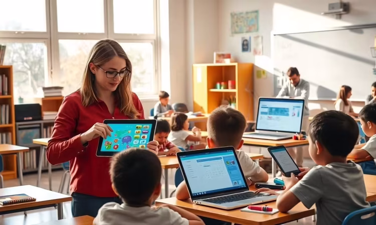 Women discussing how AI is reshaping education at the Global Women’s Summit