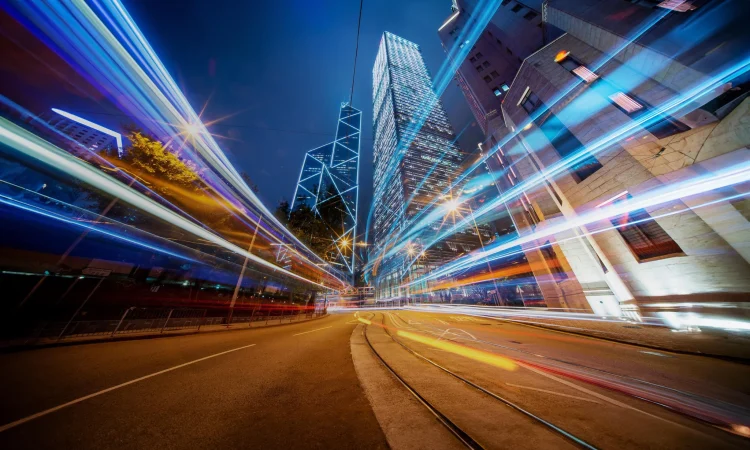 Illustration of AI integration in global broadband infrastructure