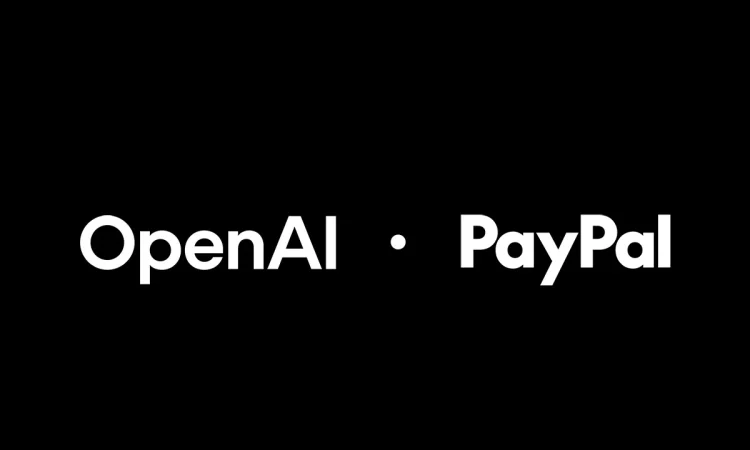AI-powered ChatGPT interface showing PayPal payment integration for online shopping
