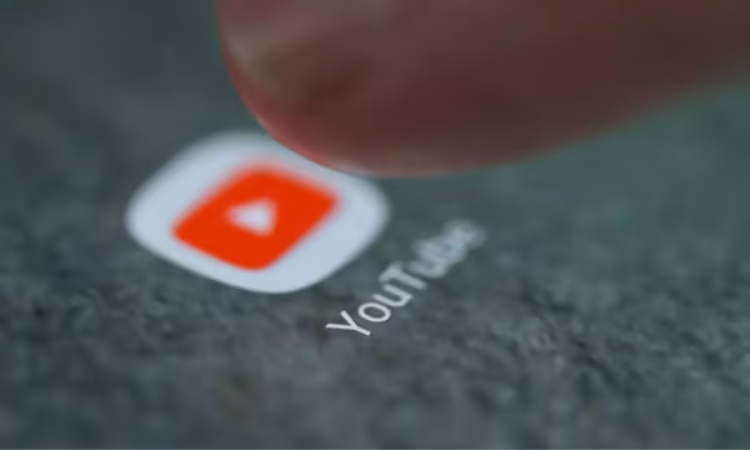 YouTube interface showing AI-generated deepfake content being flagged for review