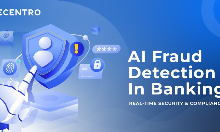 AI system analyzing banking transactions to detect and prevent fraud